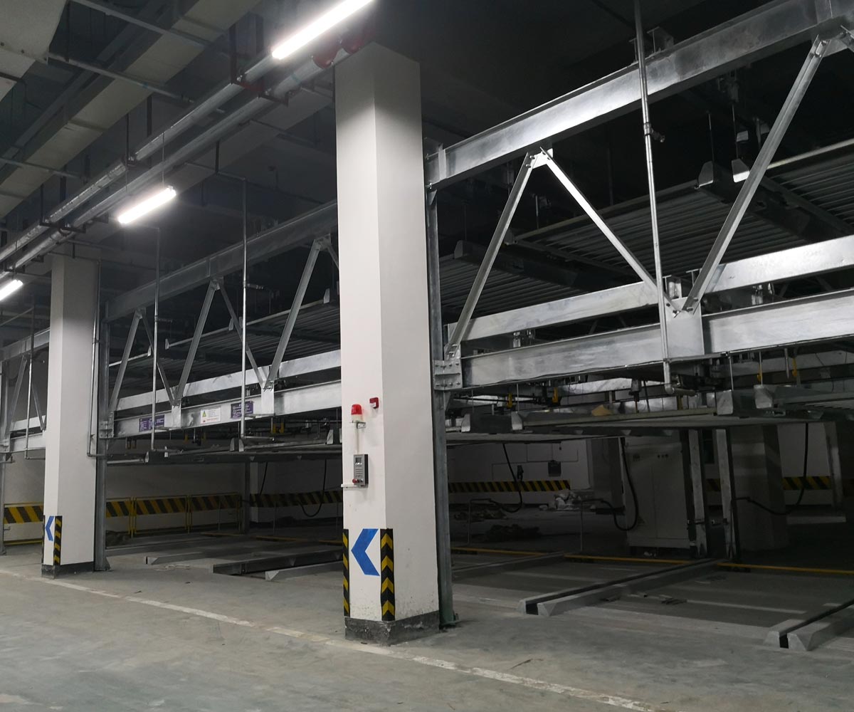 锦江PSH5五层升降横移机械式立体停车设备